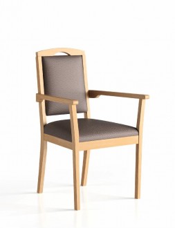 Fauteuil Lylou 4 pieds garni