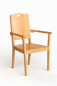 Fauteuil lylou 4 pieds bois
