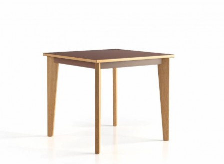 table 80x80 4 pieds Wood