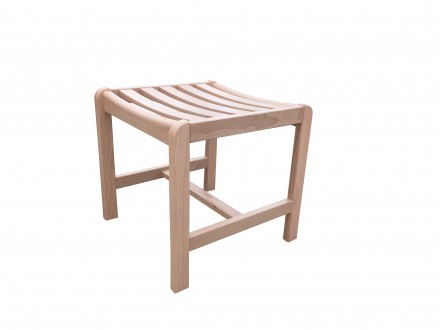 Tabouret à lattes