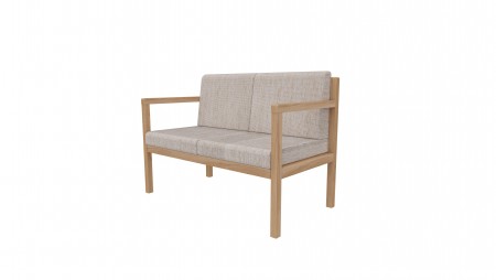 Banquette Noé 2 places avec accoudoirs
